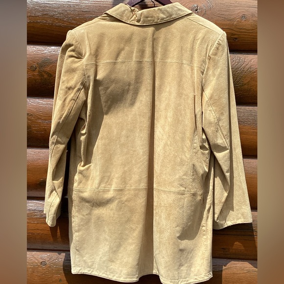 ⚜️ Willi Smith Dusty Rose Suede Jacket size XL NPLVC - Picture 8 of 16